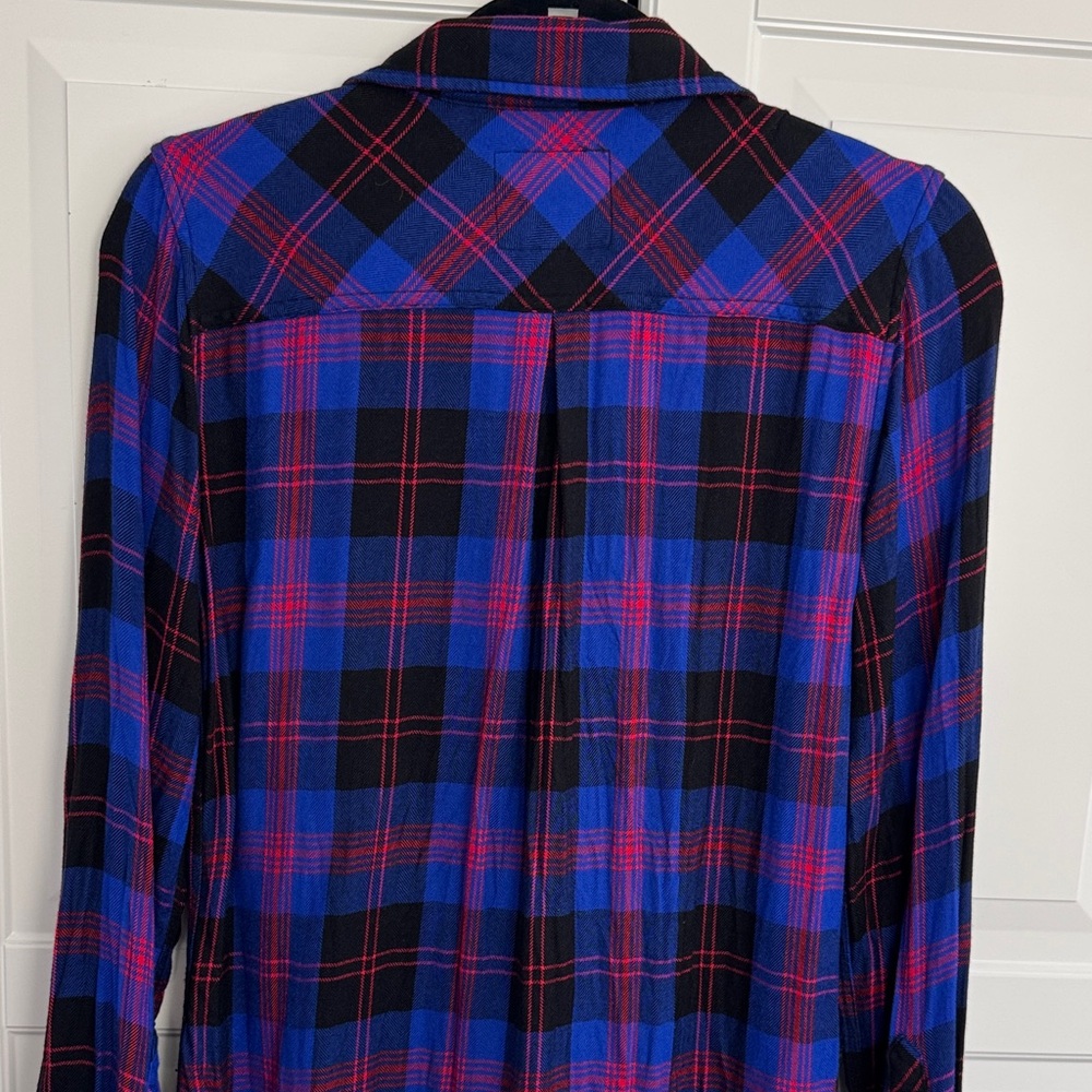 Rails Blue and Red Plaid Shirt - Picture 5 of 5
